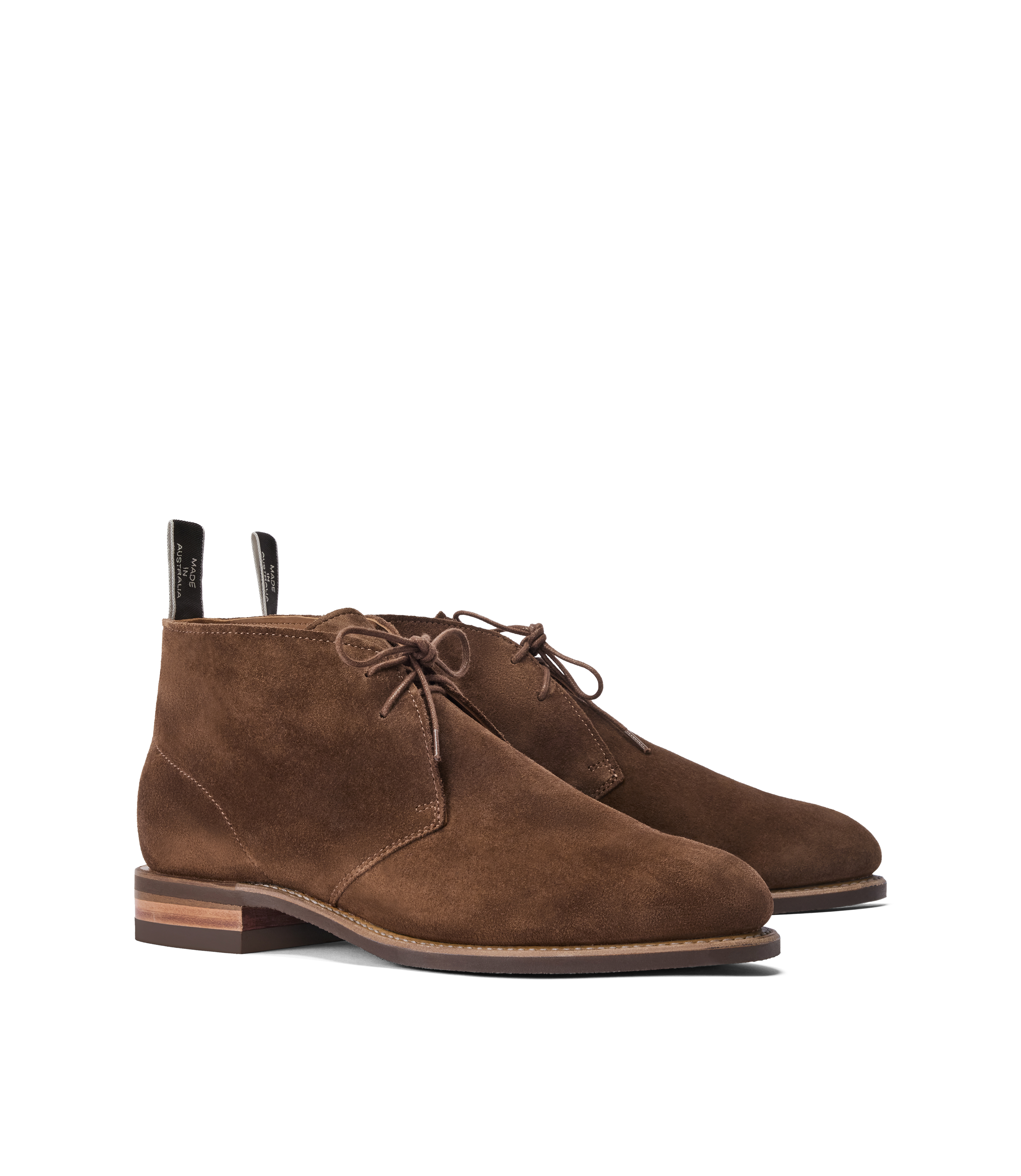 Turnout desert boot brown suede leather