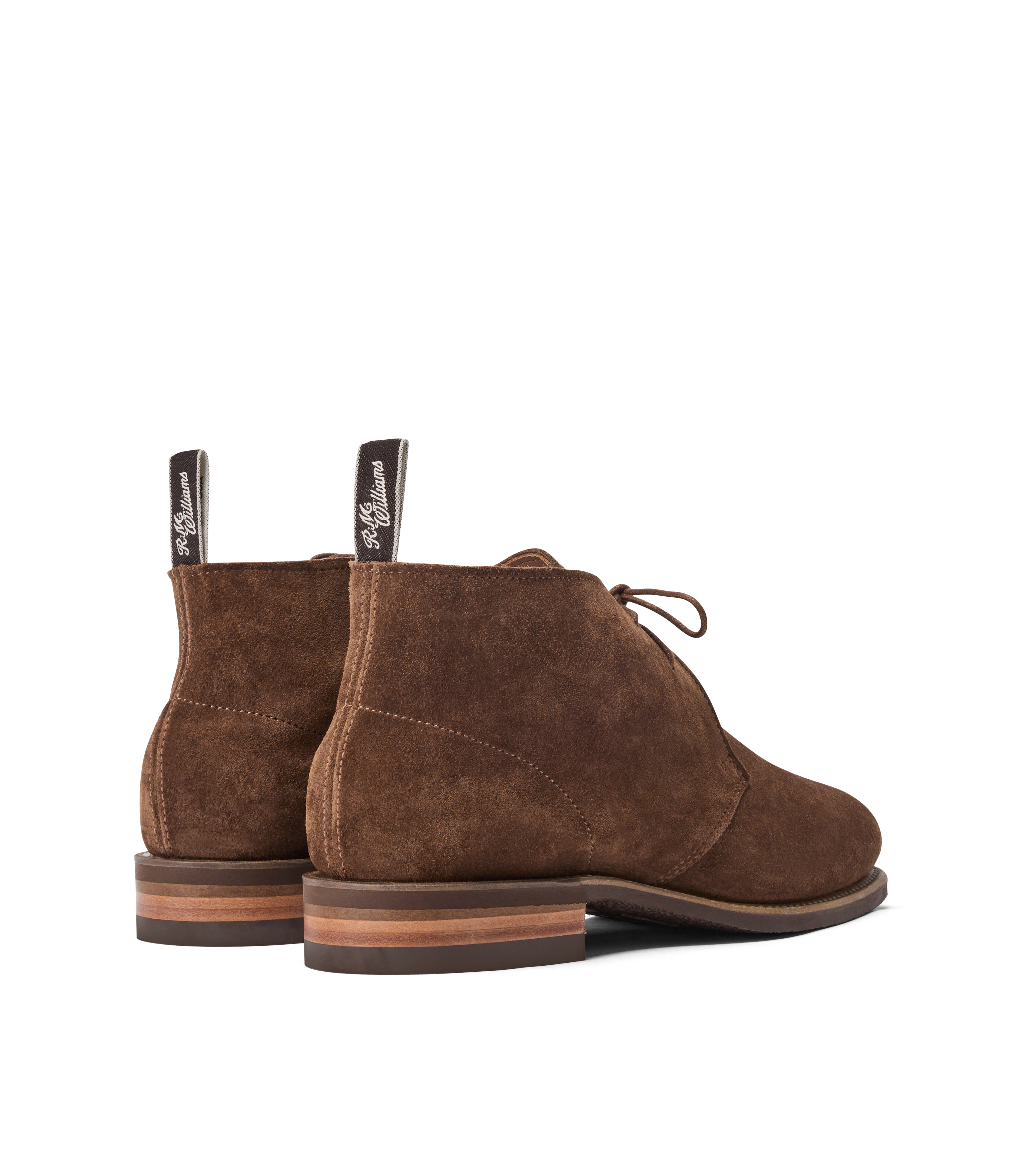 Turnout desert boot brown suede leather