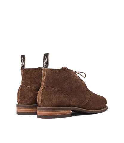 Turnout desert boot brown suede leather