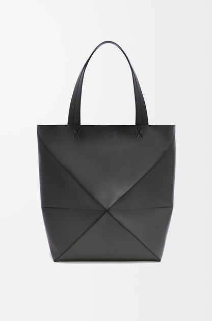 Loewe XL Puzzle Fold tote in shiny calfskin