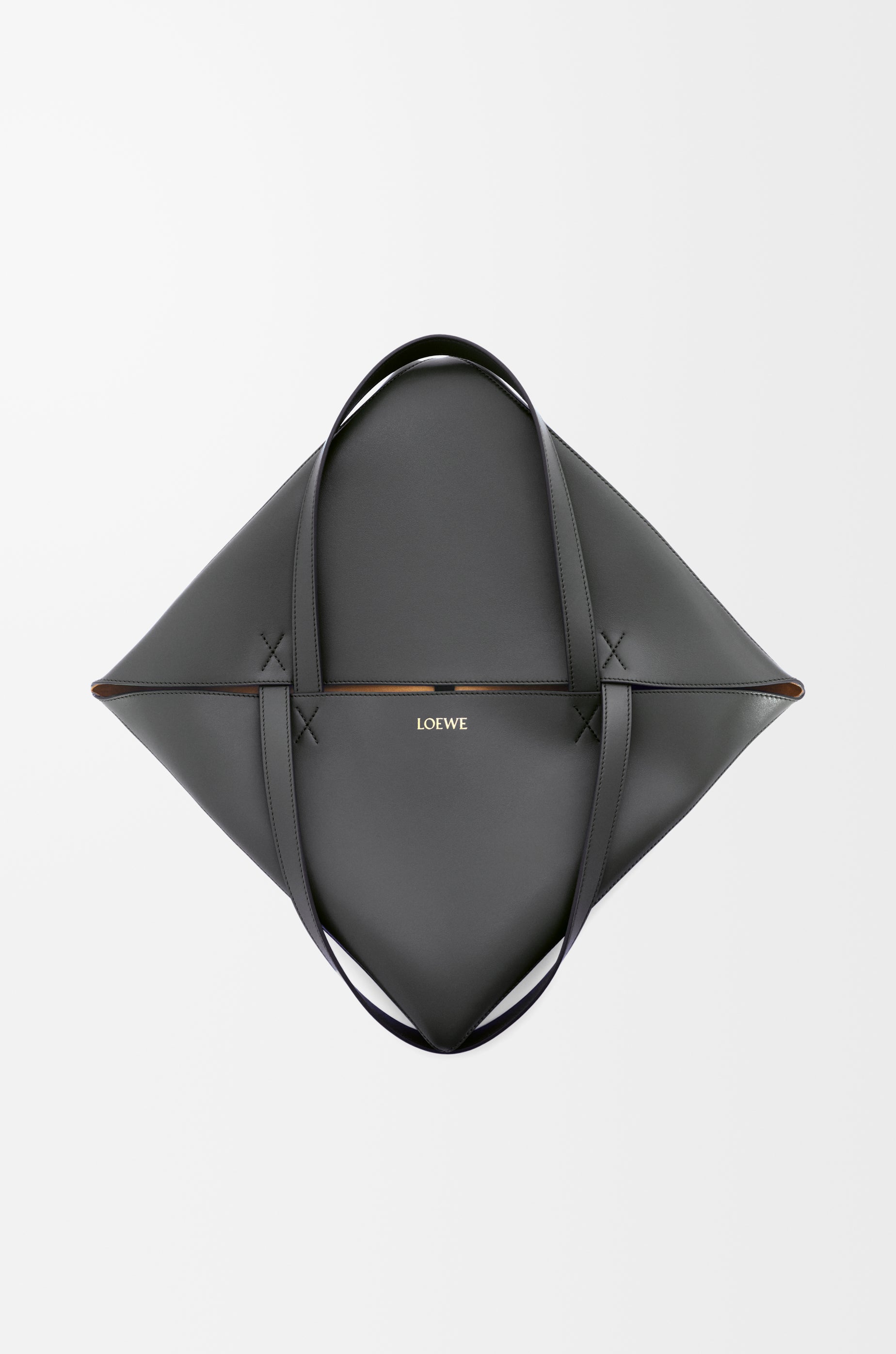 Loewe XL Puzzle Fold tote in shiny calfskin