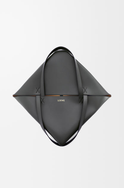 Loewe XL Puzzle Fold tote in shiny calfskin