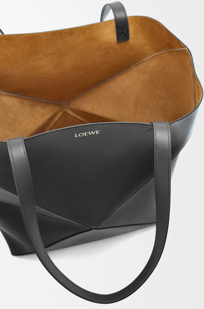 Loewe XL Puzzle Fold tote in shiny calfskin