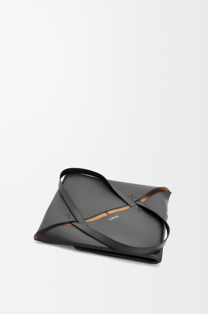 Loewe XL Puzzle Fold tote in shiny calfskin