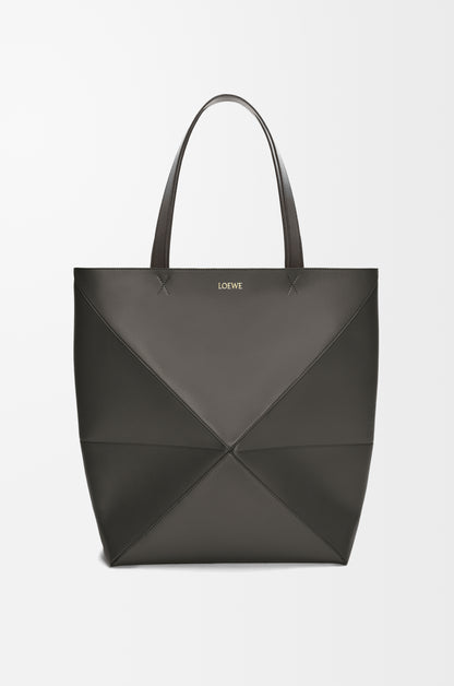 Loewe XL Puzzle Fold tote in shiny calfskin