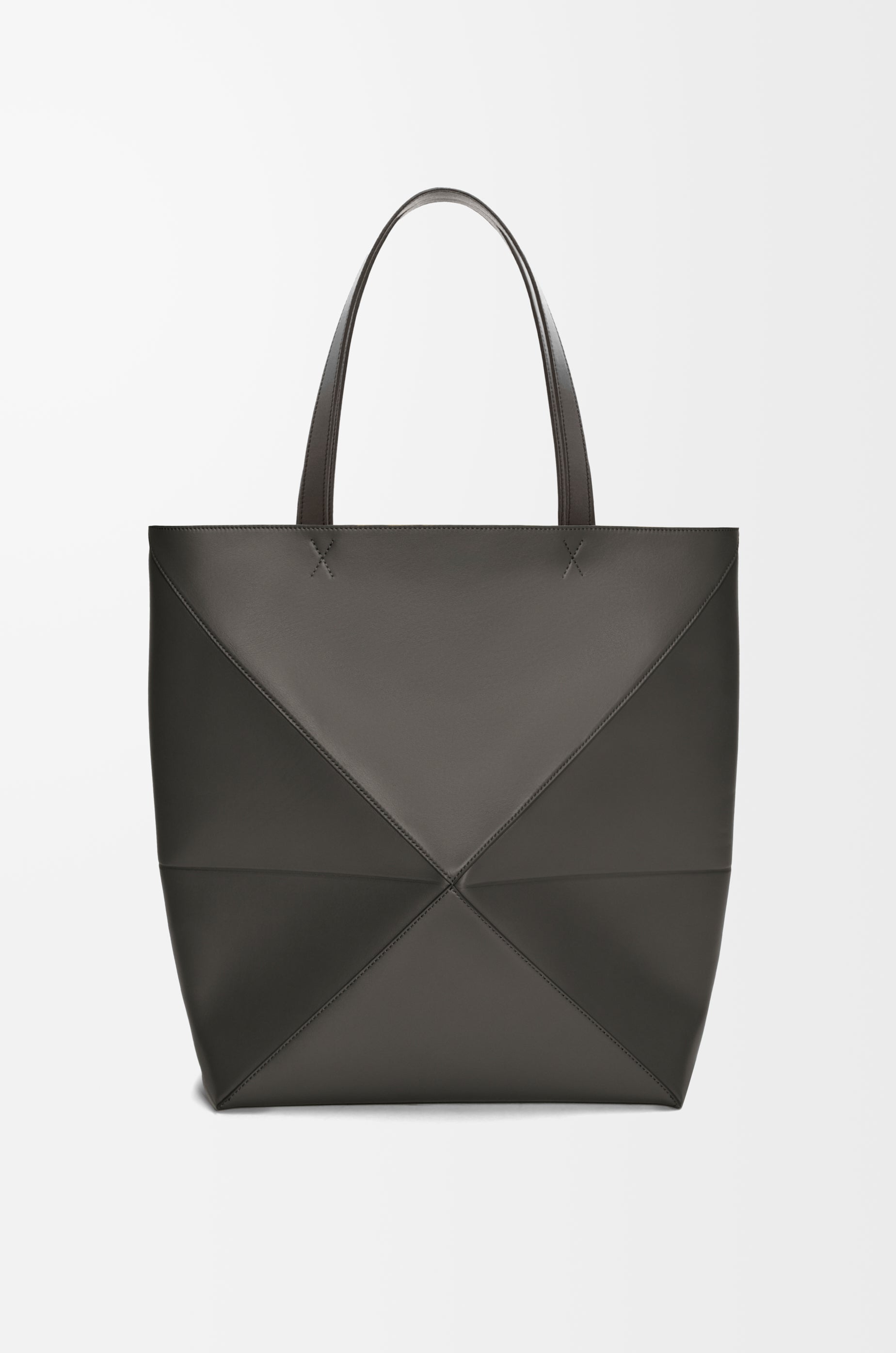 Loewe XL Puzzle Fold tote in shiny calfskin