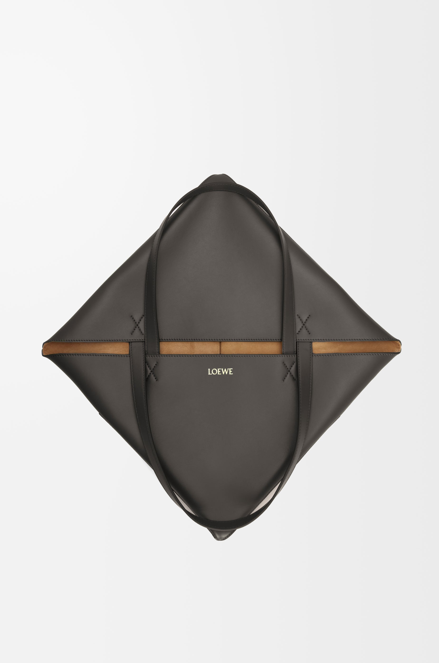 Loewe XL Puzzle Fold tote in shiny calfskin
