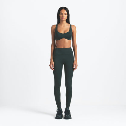 Skims Nikeskims Matte Shaping Scoop Bra Dark Teal
