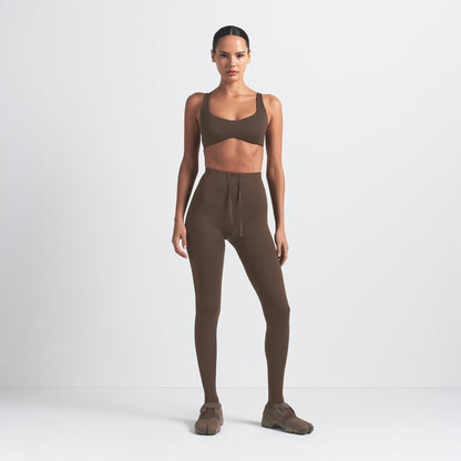 Skims Nikeskims Matte Shaping Scoop Bra Dark Sepia