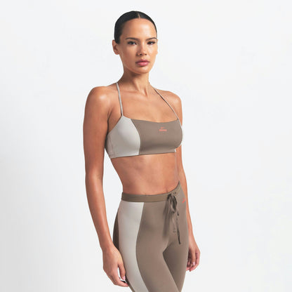 Skims Nikeskims Shine Micro Scoop Bra Truffle And Stone