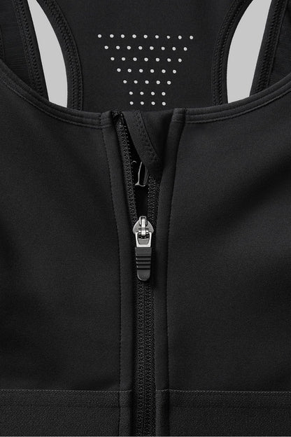 Fabletics Front Zip High Impact Sports Bra