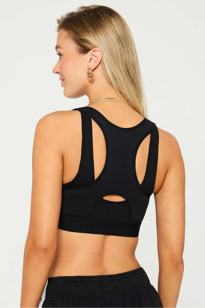 Fabletics Front Zip High Impact Sports Bra