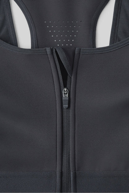 Fabletics Front Zip High Impact Sports Bra