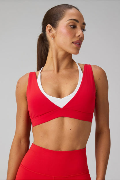 Fabletics PureLuxe Double Layer Push-Up Low Impact Bra