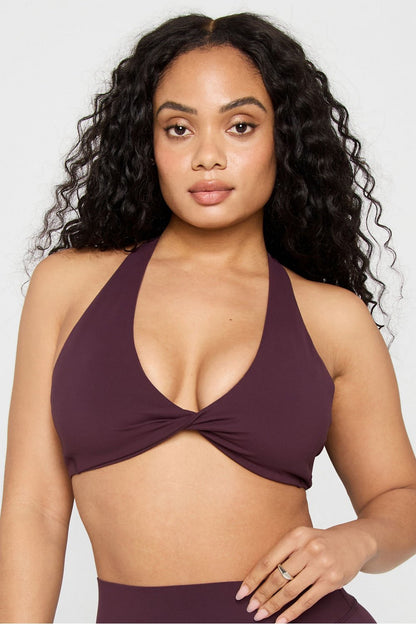 Fabletics PureLuxe Plunge Low Impact Bra