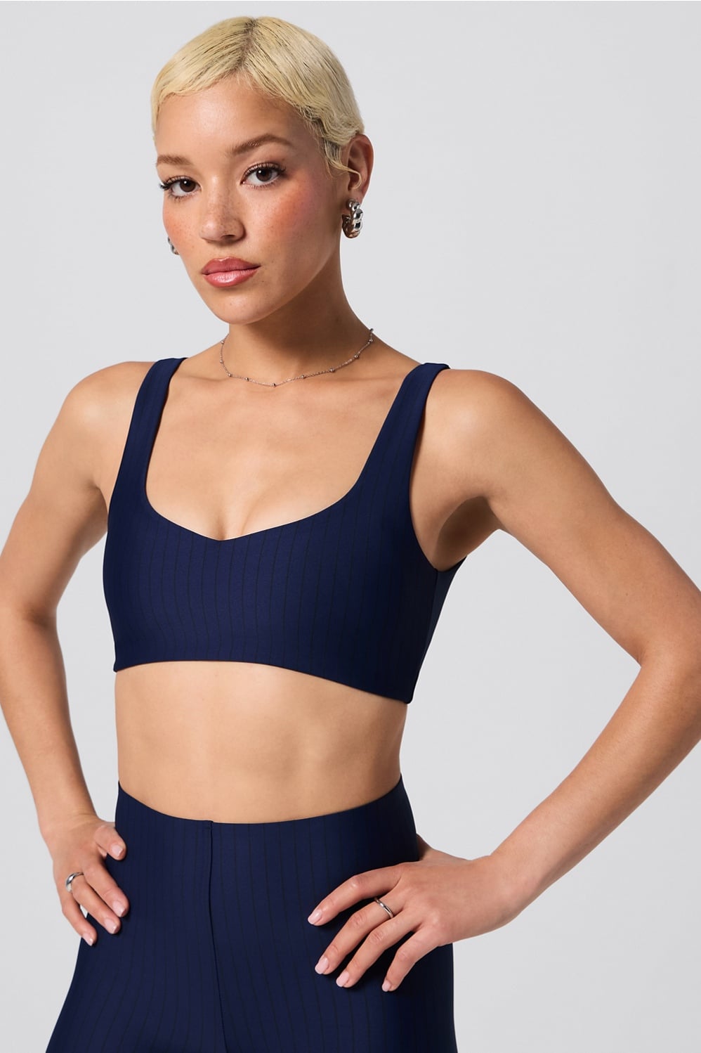 Fabletics Pinstripe Bra
