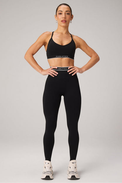 Fabletics Seamless V-Neck Low Impact Bra
