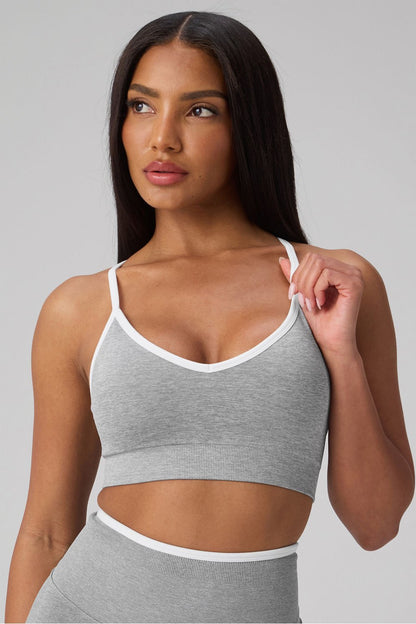 Fabletics Seamless V-Neck Low Impact Bra