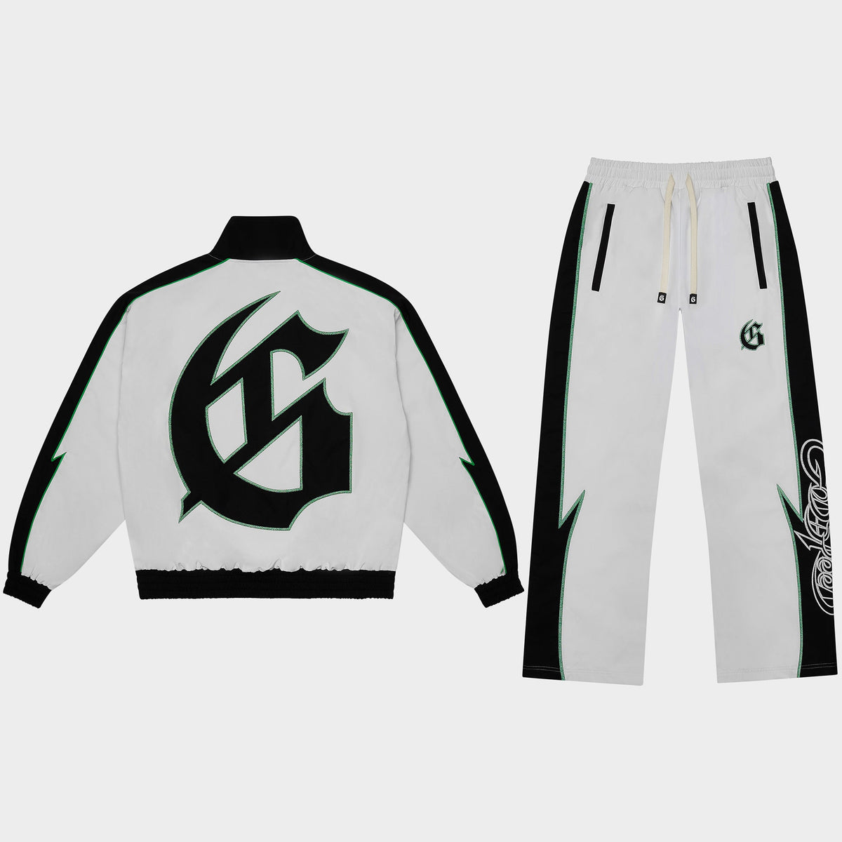 Godspeed GT Tracksuit 3M (White / Black / Green)