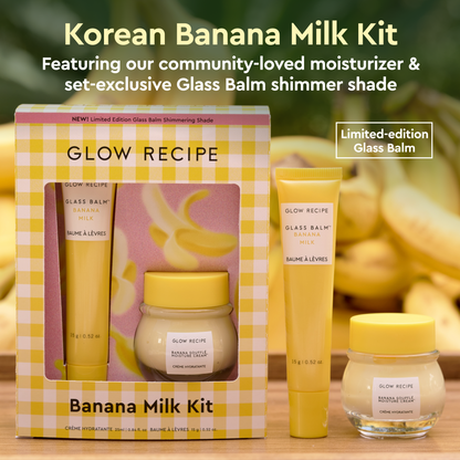 Glow Recipe Banana Moisturizing Cream & Shimmer Lip Treatment Duo