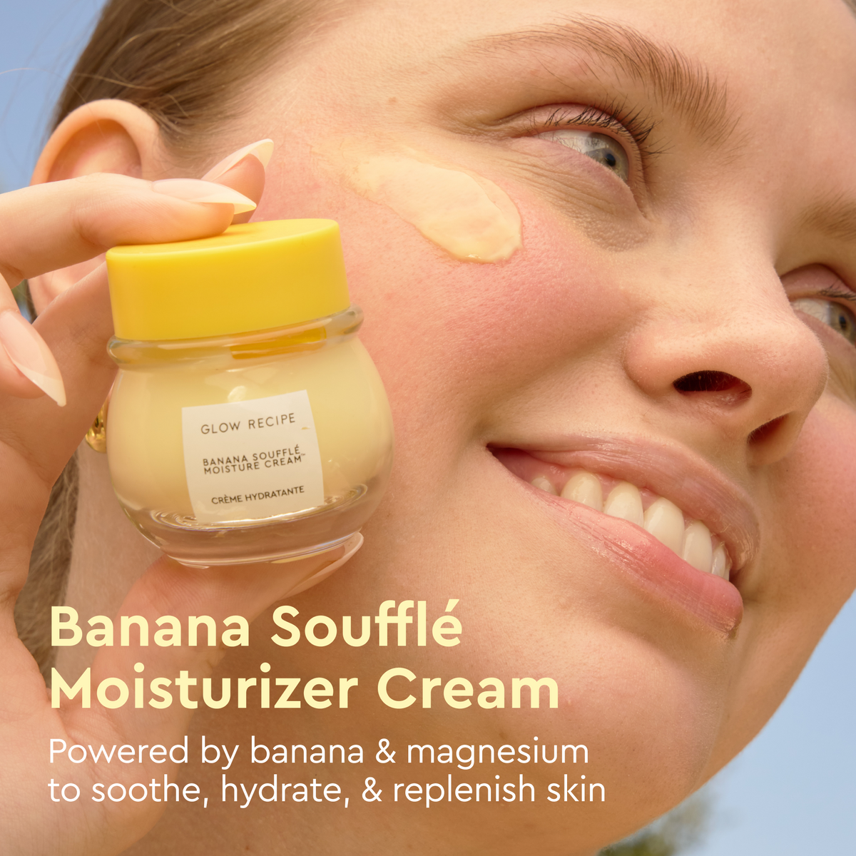 Glow Recipe Banana Moisturizing Cream & Shimmer Lip Treatment Duo