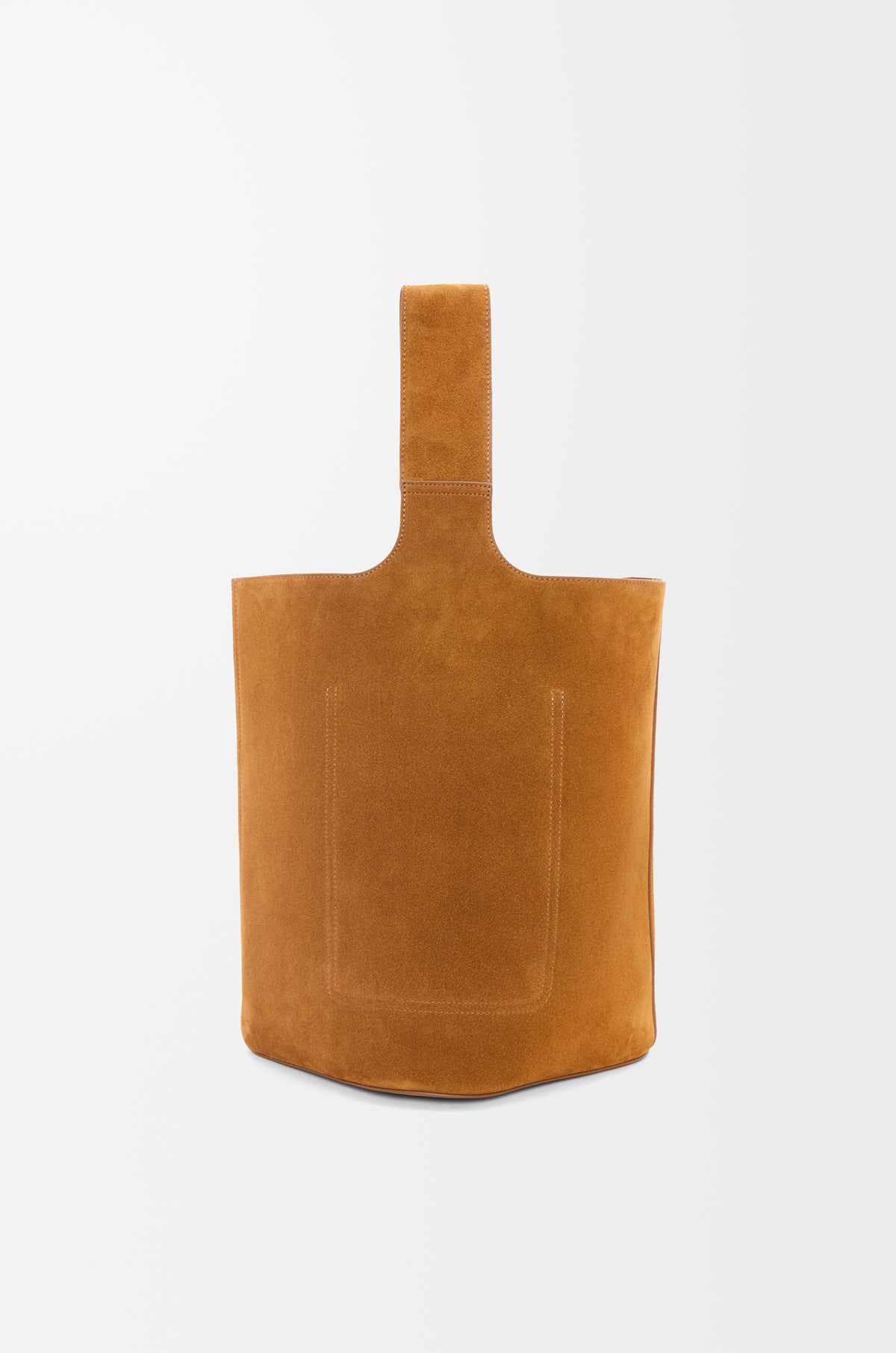 Loewe Large Pebble bucket bag in suede calfskin