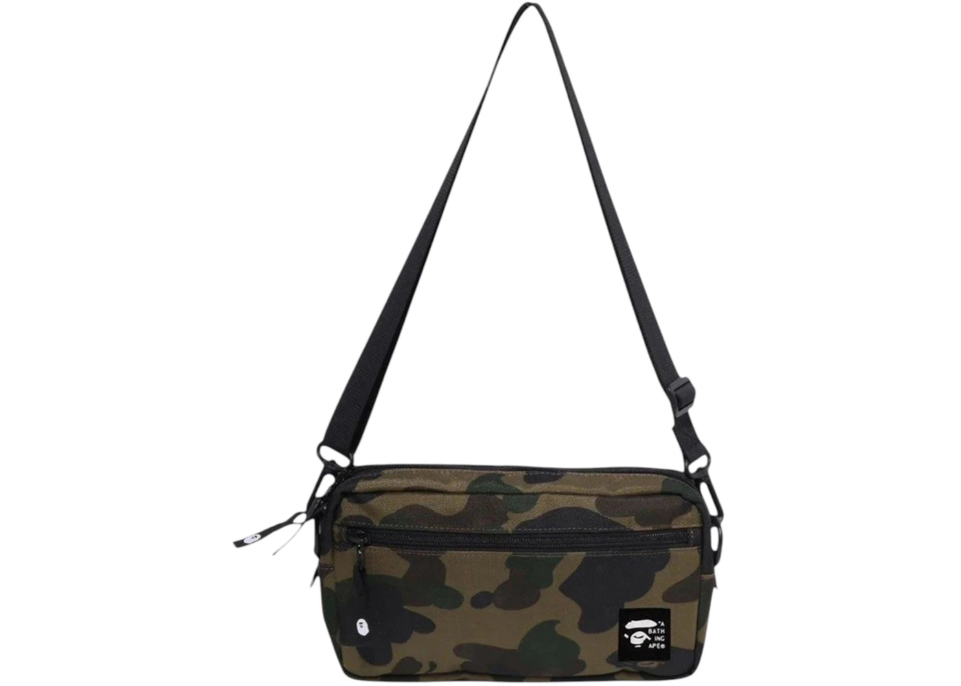 Bape 1St Camo Cordura Mini Shoulder Bag Green