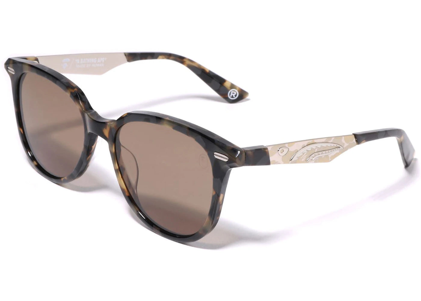 Bape 4 Shark Sunglasses Silver