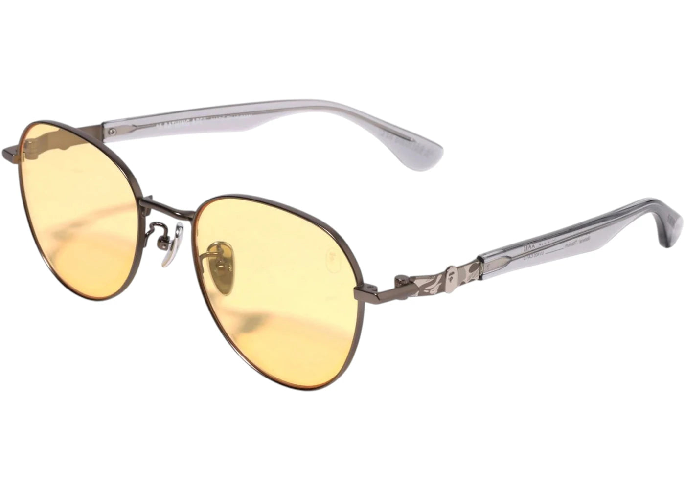 Bape 7 Sunglasses Silver