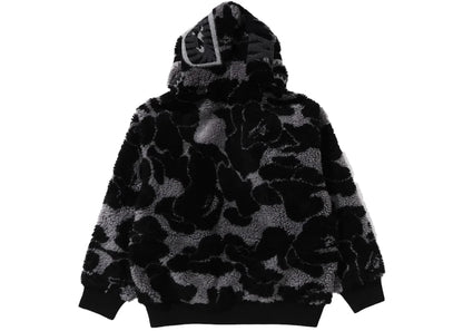 bape abc camo boa shark relaxed fit hoodie black