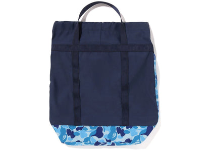 Bape Abc Camo Mesh Tote Bag Blue