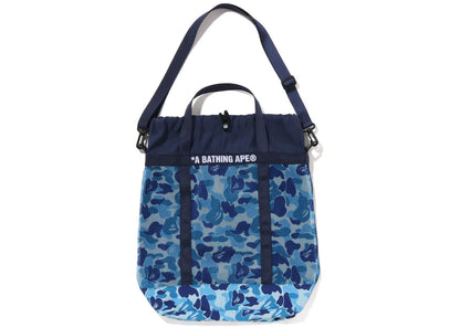 Bape Abc Camo Mesh Tote Bag Blue