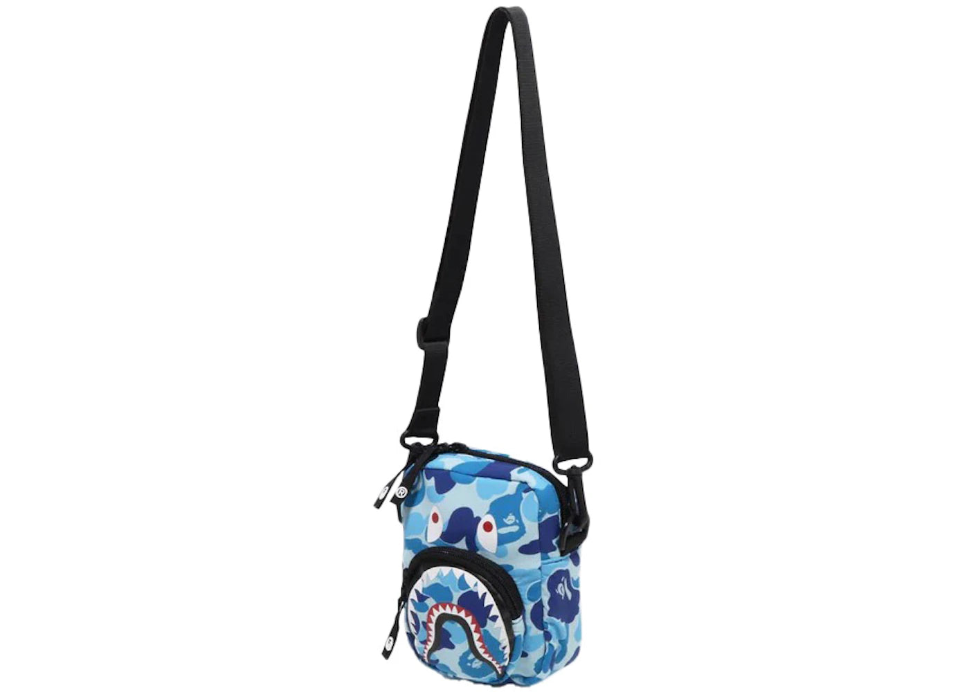 Bape Abc Camo Shark Mini Bag Blue