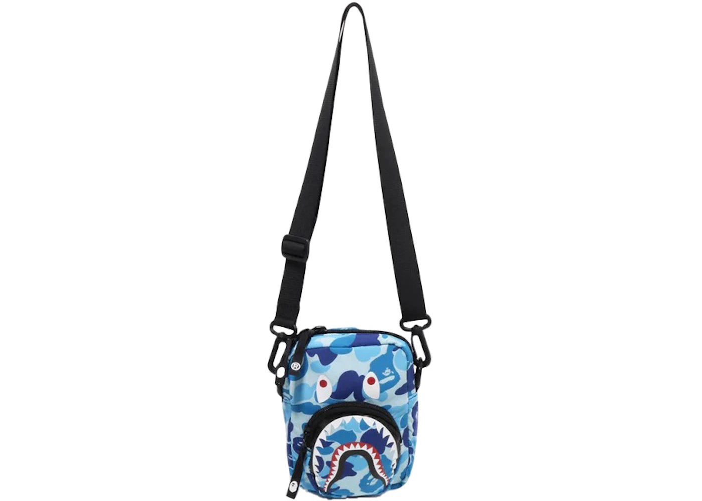 Bape Abc Camo Shark Mini Bag Blue
