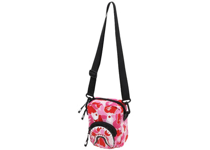Bape Abc Camo Shark Mini Bag Pink