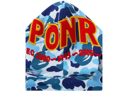 bape abc camo shark ponr full zip hoodie blue