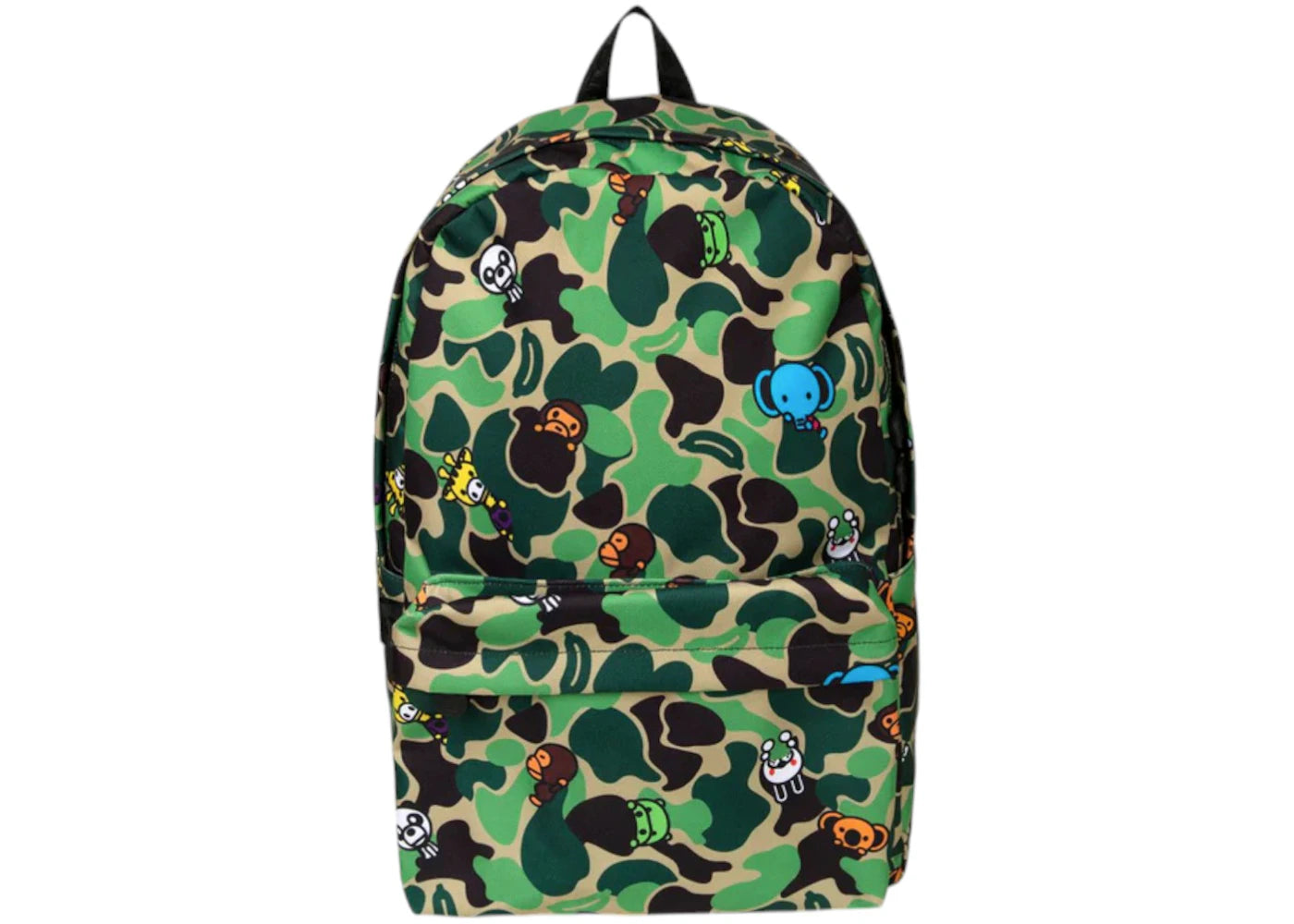 Bape Abc Milo All Friends Large Backpack (Ss25) Green