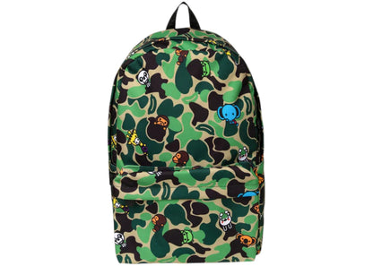 Bape Abc Milo All Friends Large Backpack (Ss25) Green