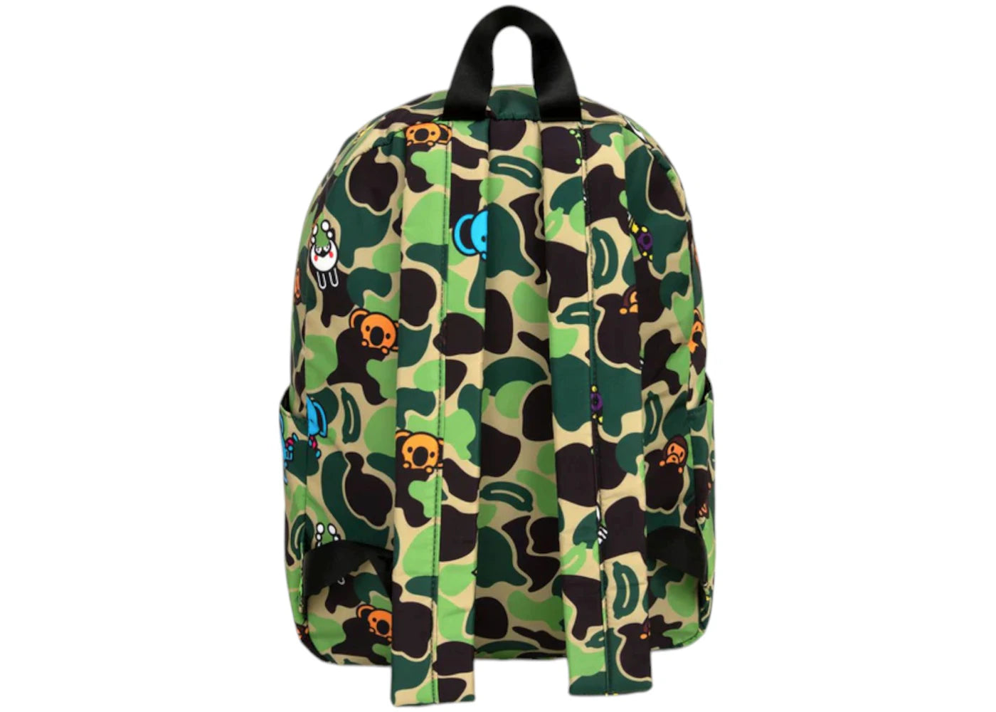 bape abc milo all friends medium backpack (ss25) green 