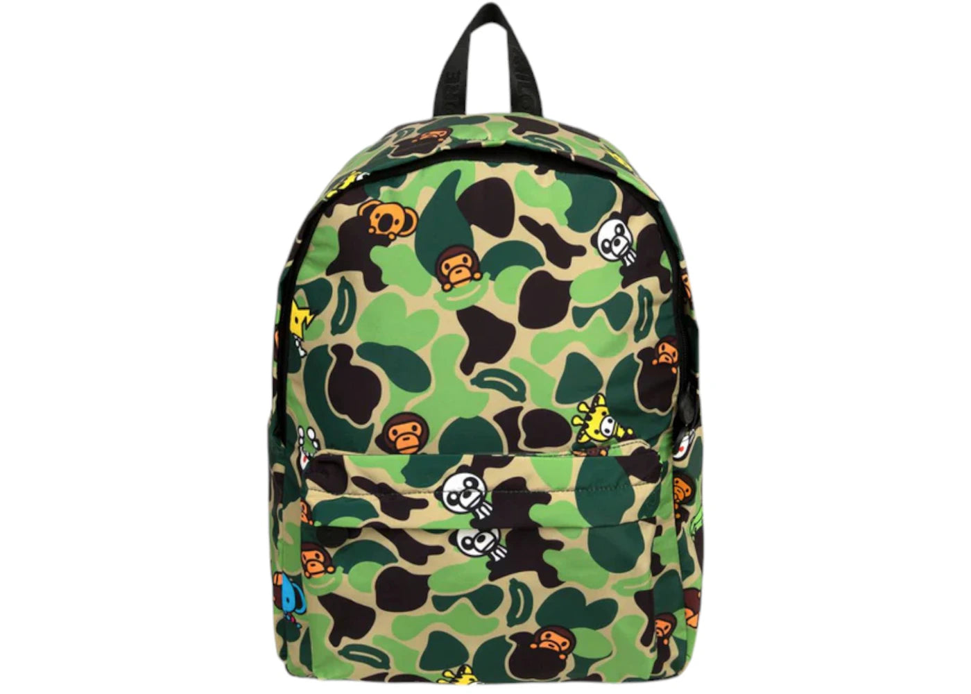 Bape Abc Milo All Friends Medium Backpack (Ss25) Green