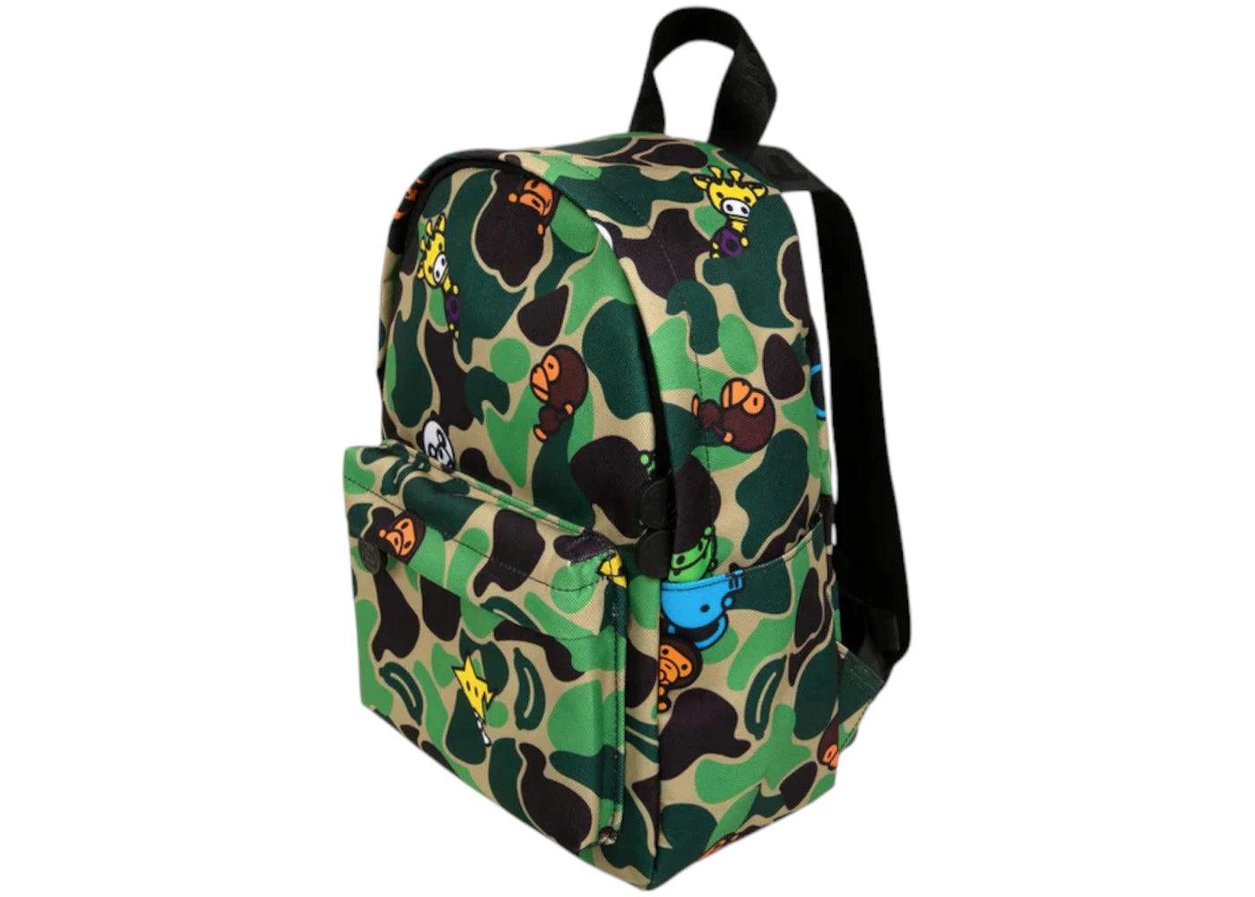 bape abc milo all friends mini backpack (ss25) green 