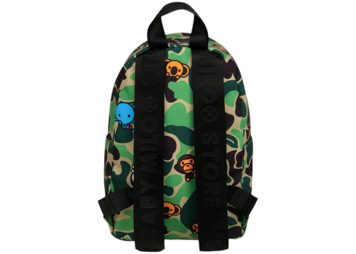 bape abc milo all friends mini backpack (ss25) green 