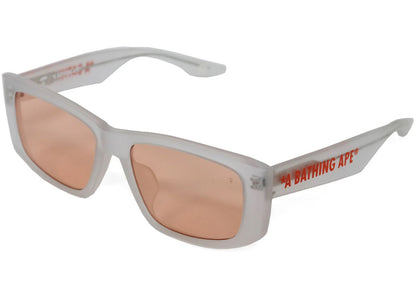 bape acetate 6 sunglasses (fw21) orange