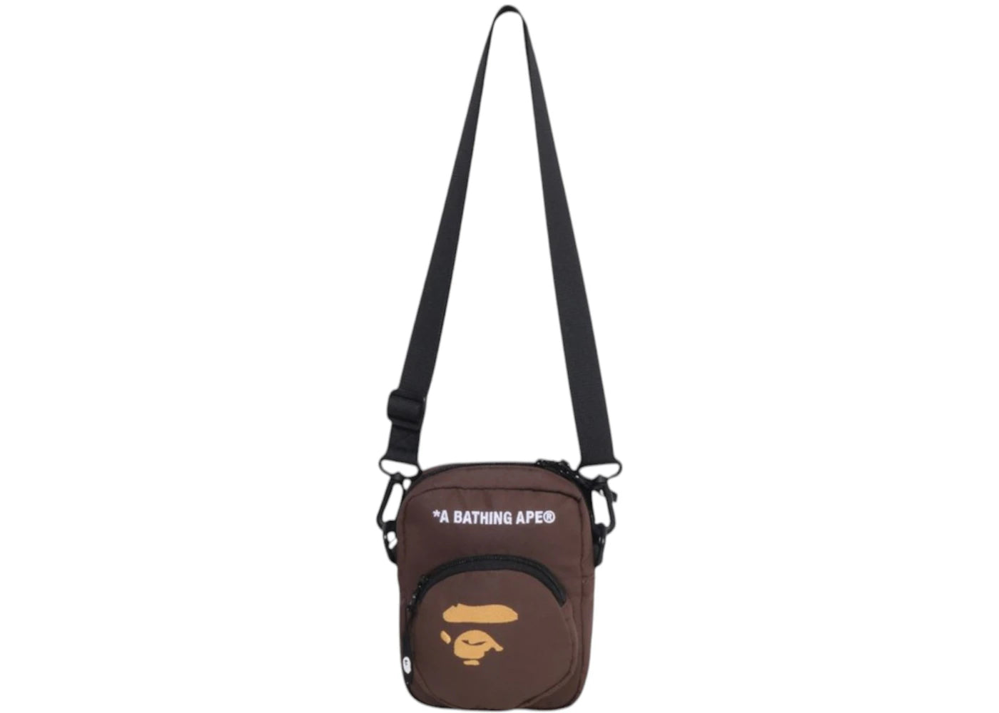 Bape Ape Head Mini Bag Brown