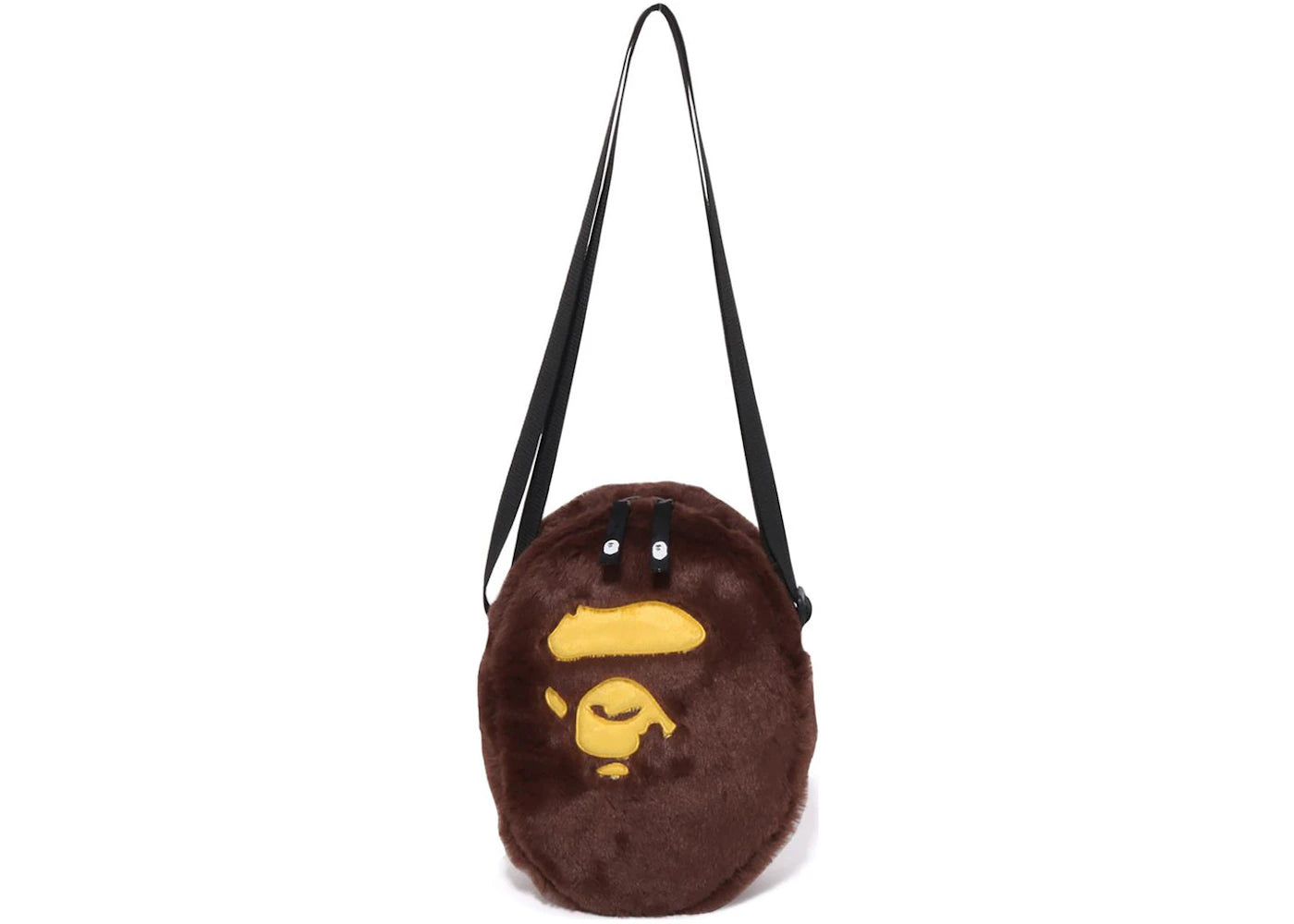 Bape Ape Head Shoulder Bag Brown