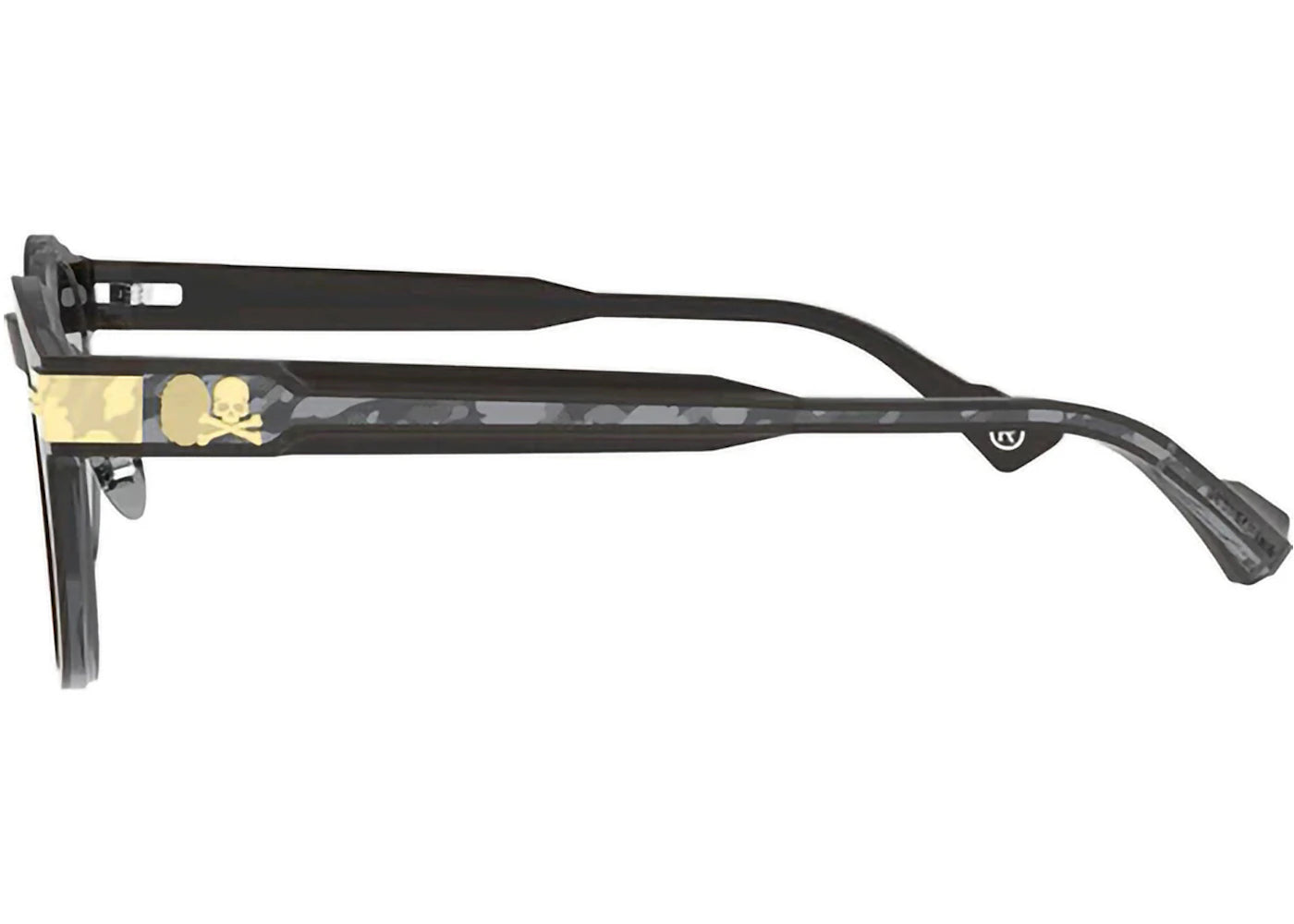 Bape Bmj002 Sunglasses Gray/Gold