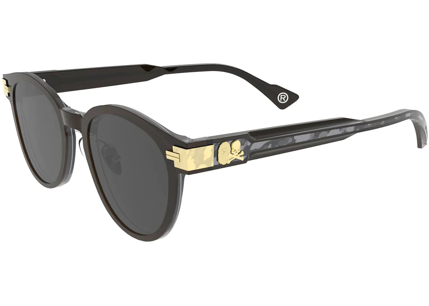 Bape Bmj002 Sunglasses Gray/Gold