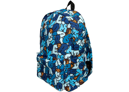 bape baby milo backpack blue 