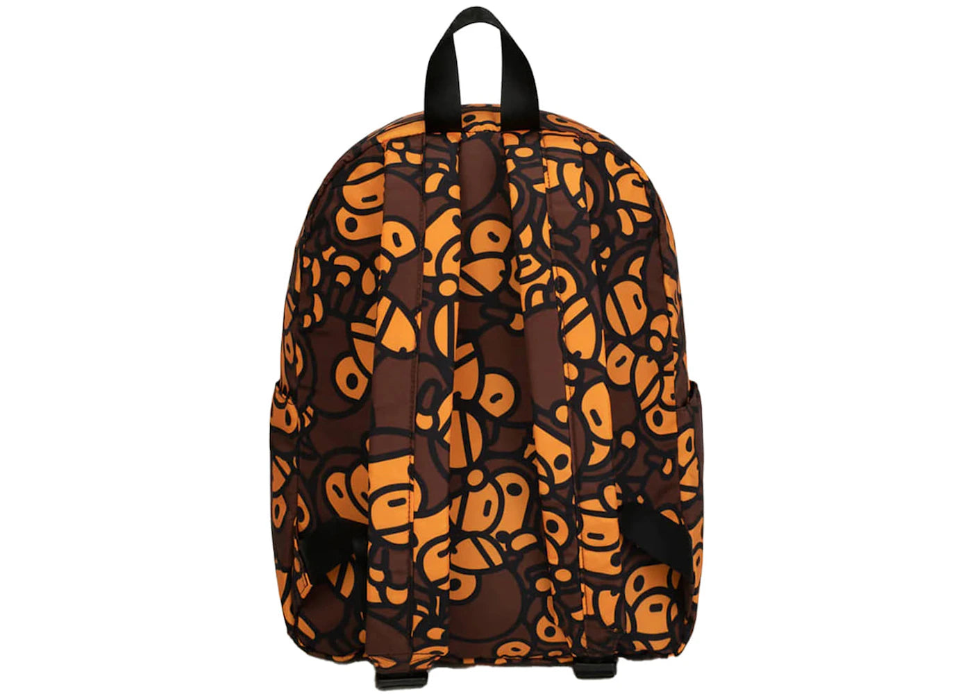 bape baby milo backpack brown/multicolor 