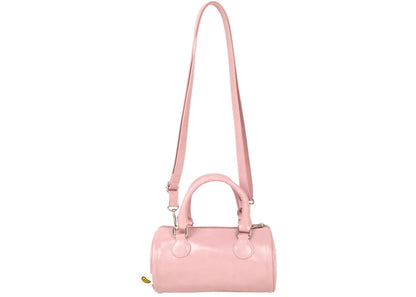 Bape Baby Milo Faux Leather Small Barrel Bag Pink
